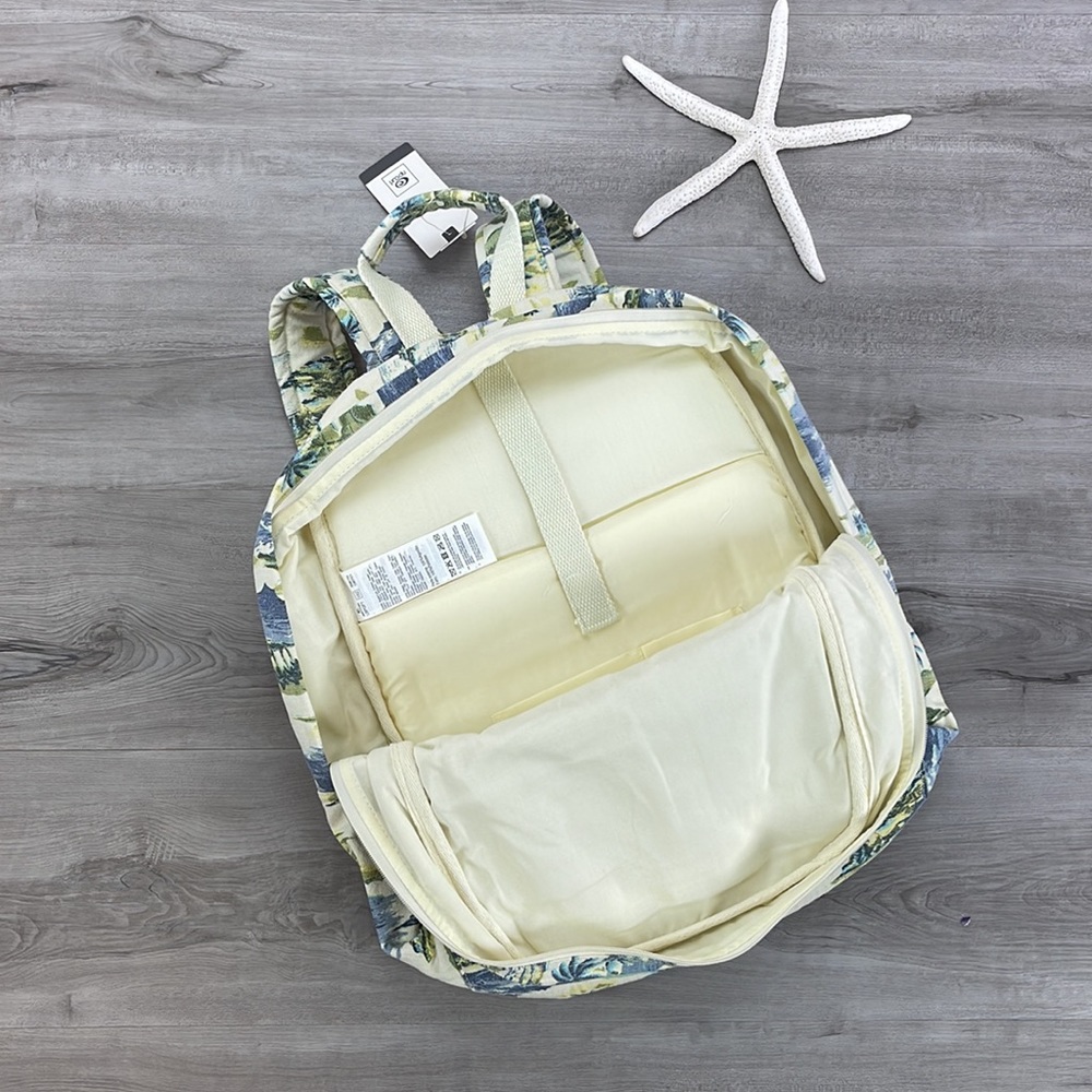 🔆RIP CURL🔆 POSTCARDS CANVAS 18L BACKPACK HIKING BEACH TRAVEL OVER NIGHT BAG - Picture 10 of 11